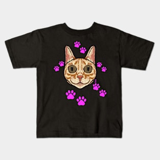 Tabby cat Kids T-Shirt